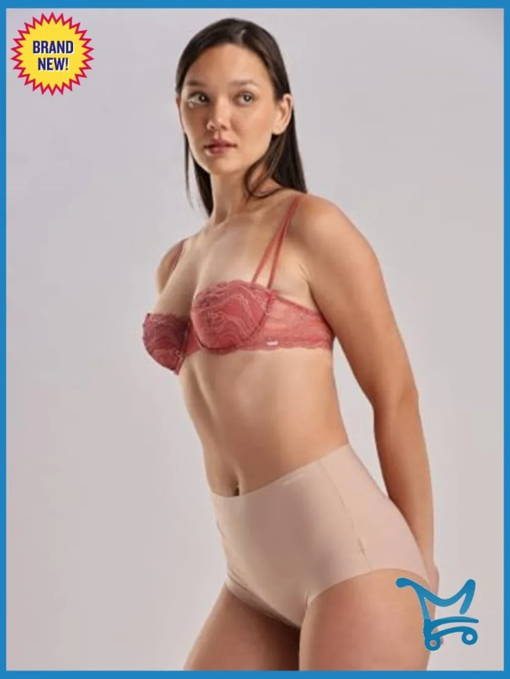 High-Waist Seamless Control Brief Panty Shapewear Light Compression